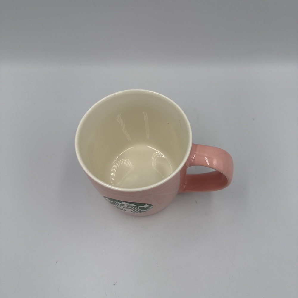 Starbucks Pink Geometric Design Mug Cup 11oz Microwave Dishwasher Safe - Picture 2 of 5